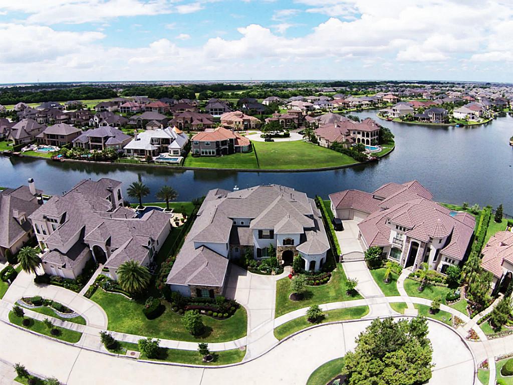 Katy Texas master-planned community aerial view