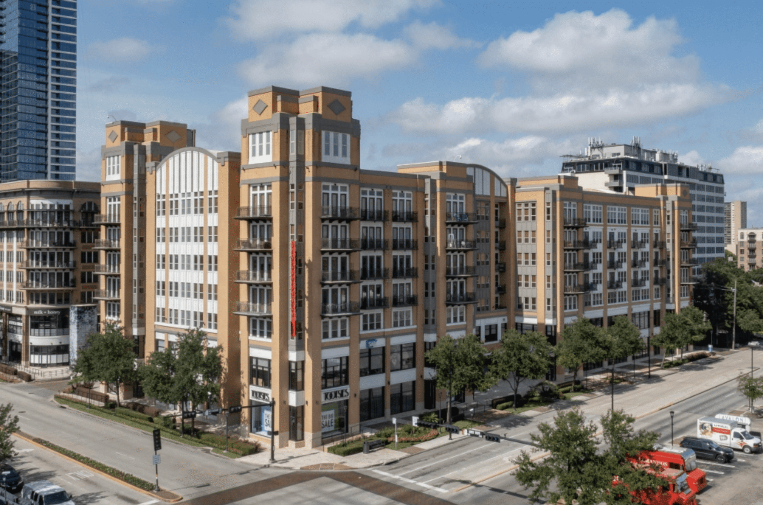 Upper Kirby Houston aerial view